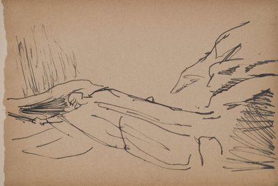Sem título (caneta e tinta) de John Duncan