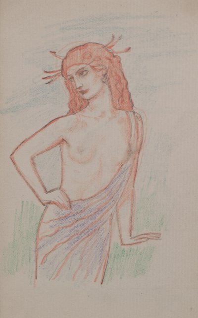 Sem título [Figura feminina] (lápis) de John Duncan