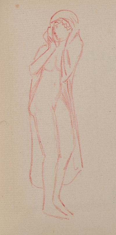 Sem título [Figura feminina] (lápis) de John Duncan