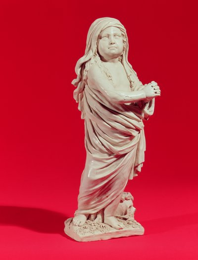 Lydia Dwight Resurrected, 1674 (grés polido de ardósia) de John Dwight