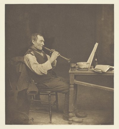 Clarionete Player, c. 1897. de John E. Dumont