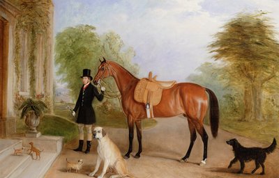 Um noivo com um cavalo de John E. Ferneley