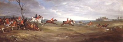 A Hunt Scurry com The Quorn de John E. Ferneley