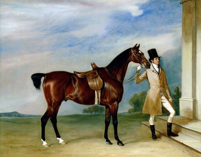 Caçador da Baía da Miss Villebois detido por um noivo de John E. Ferneley