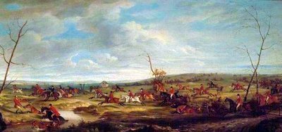 Corra perto de Melton Mowbray, 1824 de John E. Ferneley