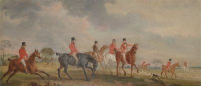 The Quorn Hunt: O Artista e seus Amigos saindo de John E. Ferneley