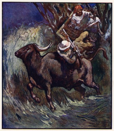 Naquele momento, os ramos cederam com uma queda (cor litho) de John Edwin Noble