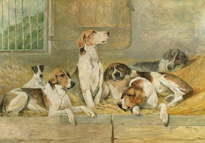 Cães de caça de John Emms