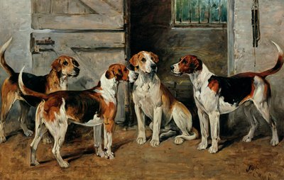 Estudo de cães de John Emms
