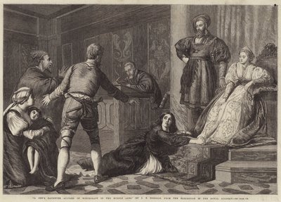 Filha de um judeu acusada de feitiçaria na Idade Média de John Evan Hodgson