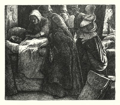 O Senhor de Burleigh (gravura) de John Everett (after) Millais