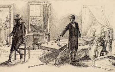 Beber de John Everett (attr.to) Millais