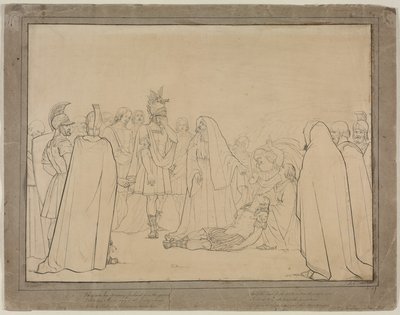 Enéias Mostra o Corpo de Palas da "Eneida" de Virgílio de John Everett Millais