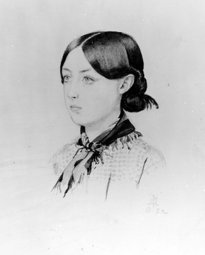 Ann Lynn, 1852 (wc no papel) de John Everett Millais