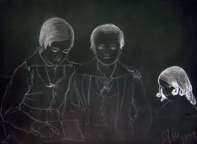 Harry e Arthur Reid Lempriere e Emily Lempriere de John Everett Millais