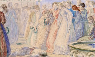 Iphis e Anaxarete, finais do século XIX de John Everett Millais