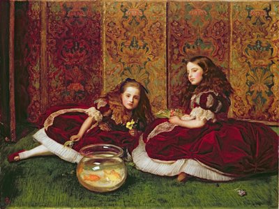 Horas de lazer, 1864 de John Everett Millais