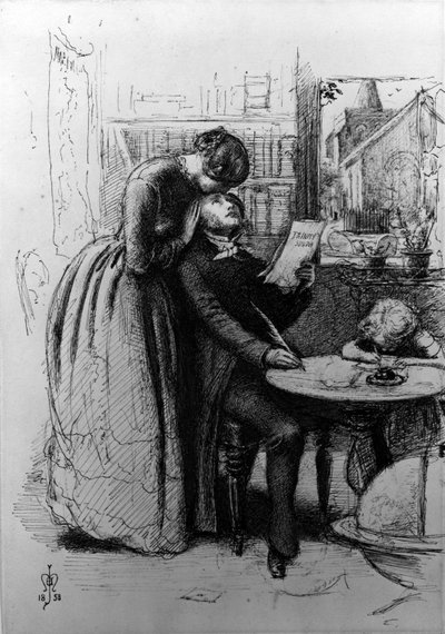 Casado por amor, 1853 de John Everett Millais