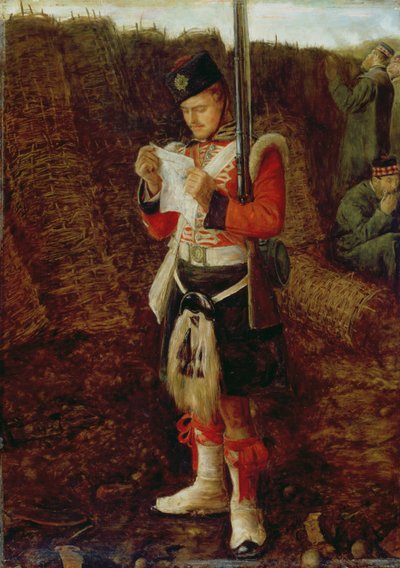 Notícias de casa, 1856-57 de John Everett Millais