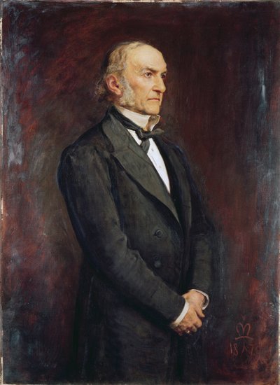 Retrato de William Ewart Galdstone (1809-1898) 1879 de John Everett Millais