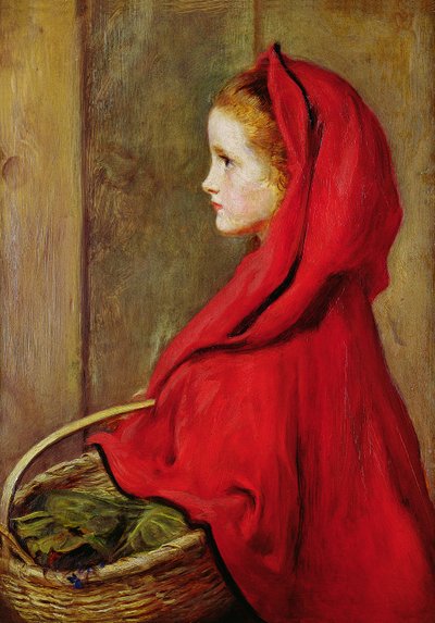 Chapeuzinho Vermelho de John Everett Millais