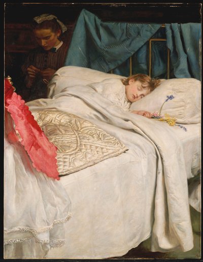 Dormindo, c.1865 de John Everett Millais