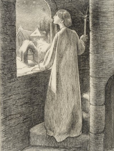 Santa Agnes Eve, c1857 de John Everett Millais
