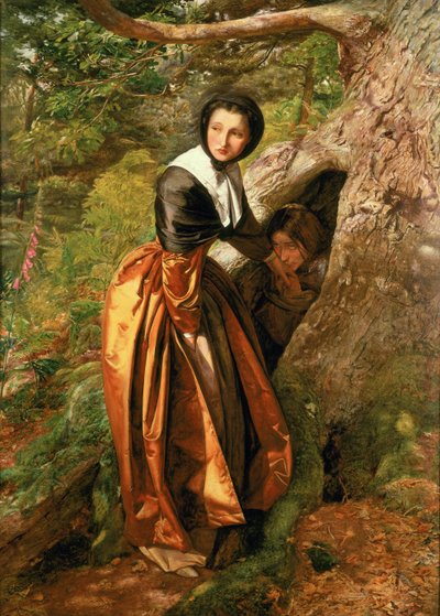 O Royalist proscrito, 1651, 1852-53 de John Everett Millais