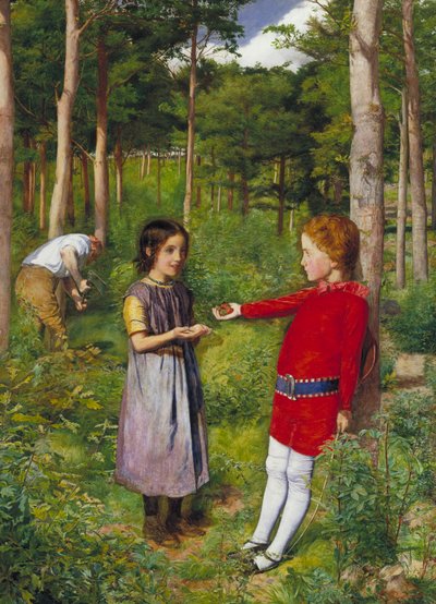 "A Filha do Homem da Floresta", 1851 de John Everett Millais