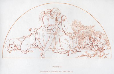 Juventude, século XIX. de John Everett Millais