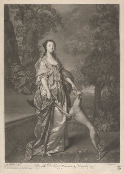 Elizabeth, Duquesa de Hamilton de John Faber the younger