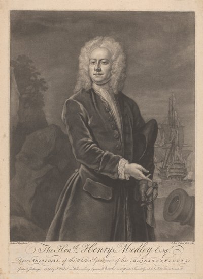 O Honorável Henry Medley Esq. de John Faber the younger