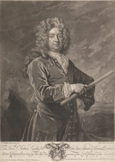 O Honorável John Leake de John Faber the younger