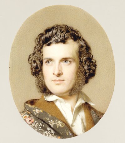 Auto-retrato, ca. 1850 de John Faed
