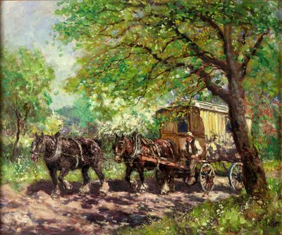 Dois Cavalos e uma Caravana de John Falconar Slater