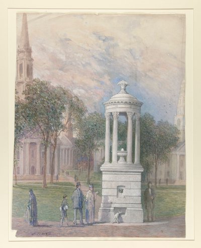 Fonte de Bennett em New Haven Green de John Ferguson Weir