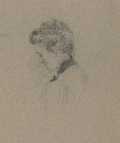 Retrato de uma Mulher de John Ferguson Weir