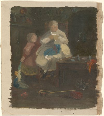 Mulher e criança de John Ferguson Weir