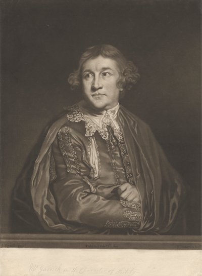 David Garrick na personagem de 