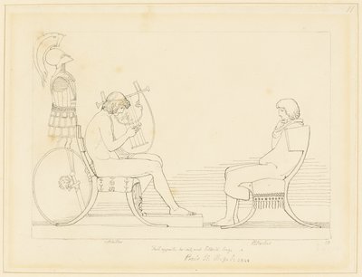 Aquiles e Pátroclo de John Flaxman