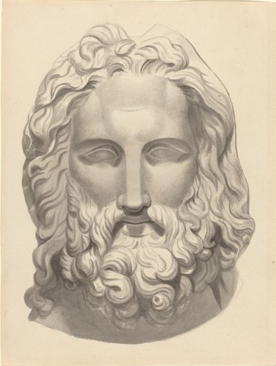 Cabeça barbuda antiga de John Flaxman