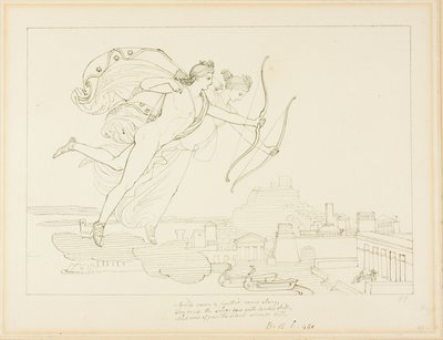 Apolo e Diana de John Flaxman