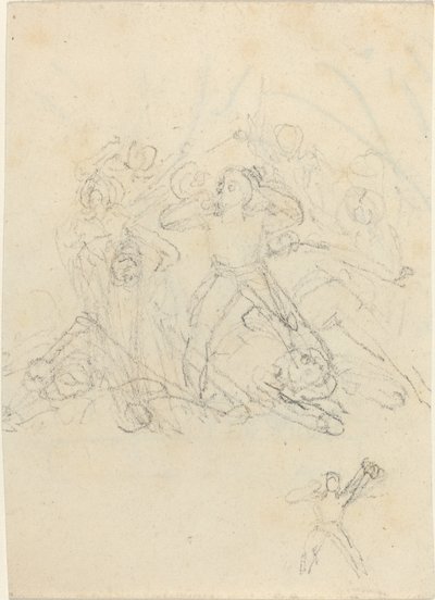 Cena de batalha de John Flaxman