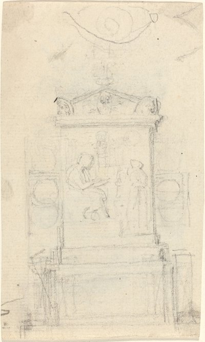 Projeto para o túmulo do Dr. Joseph Warton de John Flaxman