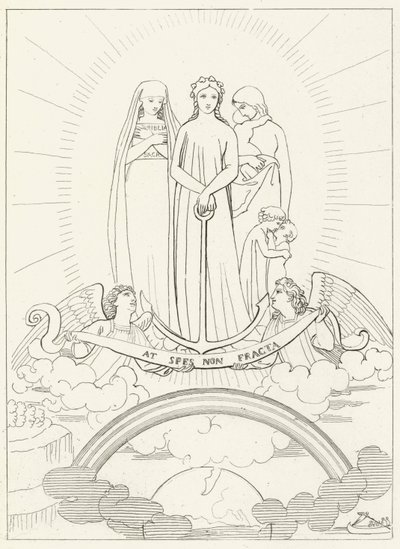 Fé, Esperança e Caridade de John Flaxman