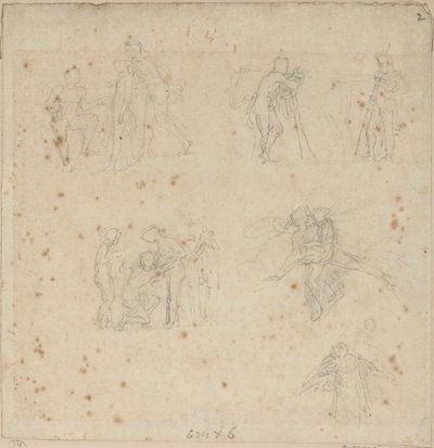 Estudos de Figuras de John Flaxman