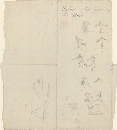 Figuras Ilustrando Equilíbrio e Perspectiva [reto] de John Flaxman