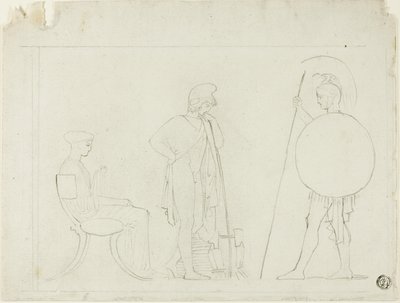 Hector Chiding Paris de John Flaxman