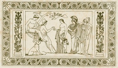 Julgamento de Paris (ilustração) de John Flaxman