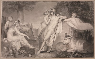 Paris e Oenone, 1791. de John Flaxman